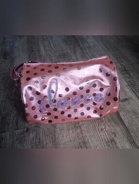 Danznmotion pink metallic duffel bag